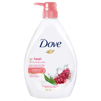 DOVE BODY WASH GO FRESH REVIVE 1L