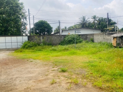 Land with a warehouse for sale