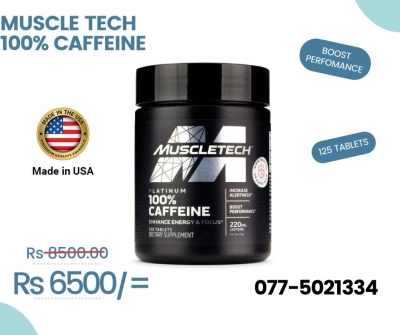 MUSCLETECH 100% CAFFEINE  PRE WORKOUT IN SRILANKA