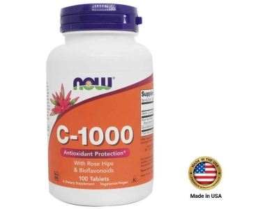 NOW Foods, Vitamin C-1000, 100 Tablets IN SRILANKA