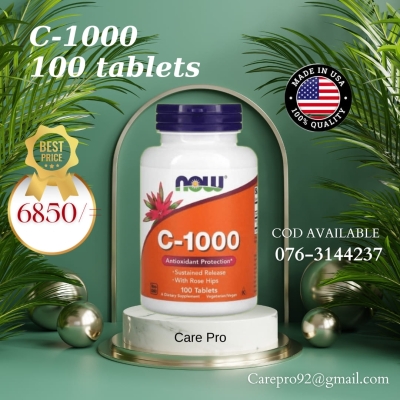 NOW Foods, C -1000, 100 Tablets